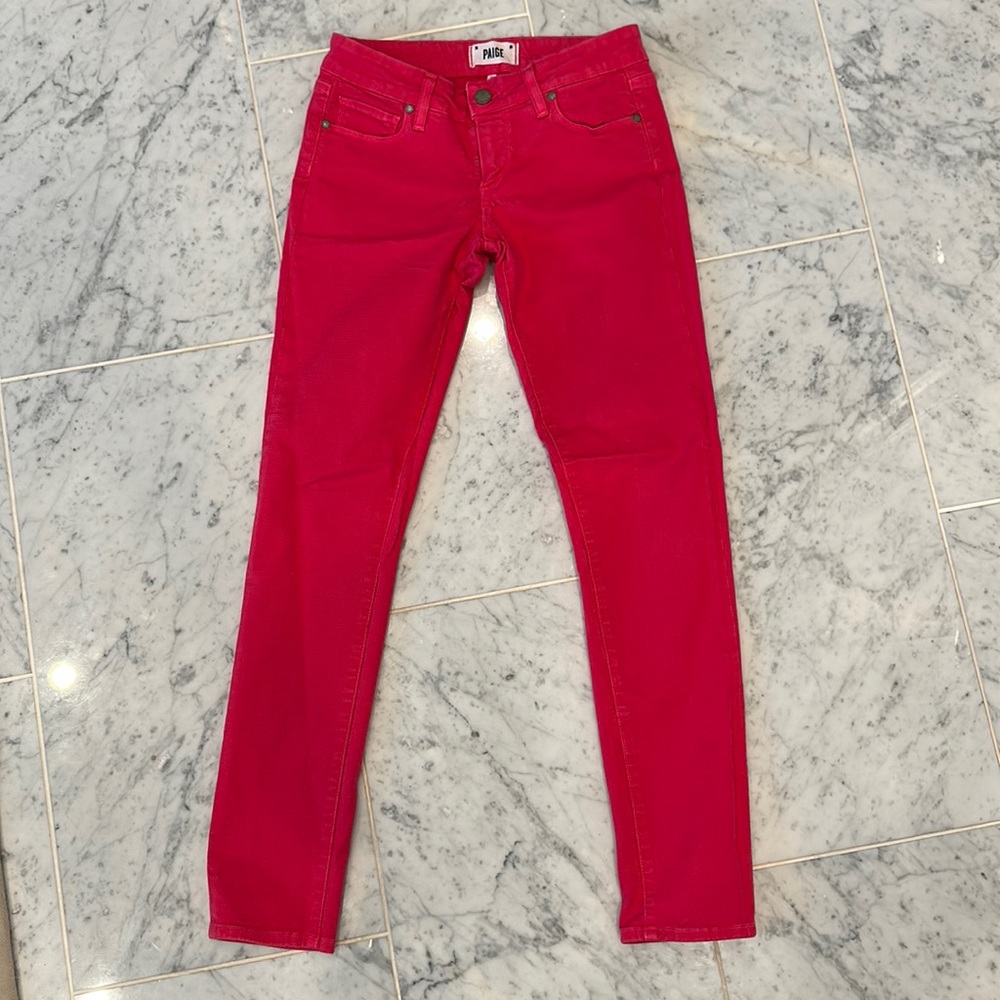 PAIGE Vibrant Skinny Jeans